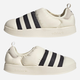 Чоловічі сліпони adidas Puffylette GY1593 46 (11UK) 29.5 см Owhite/CЧорні/Owhite (4065426935080) - зображення 7