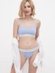 Комплект (топ + трусики-бикини) Apriori Bralette Tanga AU-200210 XS Голубой (ROZ6400175695) - изображение 3