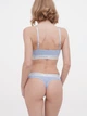 Комплект (топ + трусики-танга) Apriori Bralette String AU-200215 XS Голубой (ROZ6400175700) - изображение 2