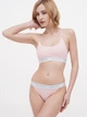 Комплект (топ + трусики-бикини) Apriori Bralette Tanga AU-200220 XS Нежно-розовый (ROZ6400175705) - изображение 3
