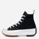 Жіночі кеди високі Converse Run Star Hike Jwa Canvas Platform 166800C 37 (4.5US) 22.5 см Black/White/Gum (888757740673) - зображення 3