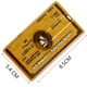Флешка USB BauTech 128GB банковская карта Золотой (1012-439-01) - изображение 2