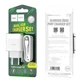Зарядне Hoco 2хUSB 2.4A + кабель Lightning C73A Glorious set White (C73A_L) - зображення 2