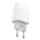 Сетевое зарядное устройство Hoco C72A + кабель Lightning Glorious Single Port Charger 1USB 2.1A White - изображение 7