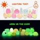 Набор игрушек-сюрпризов 10 шт Сквиши Моти - Mochi Squishy - светятся в темноте - изображение 1