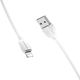 Кабель USB-Lightning для зарядки iPhone та iPad 1m. Borofone BX19LW - зображення 1