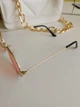 Крутые солнцезащитные очки Honey Fashion Accessories золотистый/розовый (4-61) - изображение 3