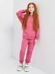 Детский спортивный костюм (худи + штаны) для девочки Smile Time Real SX3-45-4-1 104 см Роза (st_2000000123387) - изображение 3