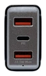 Автомобільний зарядний пристрій XON MaxCharge Type-C 75W (Type-C PD30 + 2 x Type-A 15V/1.5A) Black (CM2A1C75WB 3517) - зображення 2