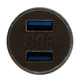 Автомобільний зарядний пристрій XON UniLink QC3.0+2.4A Black (CU002A30DB 3470) - зображення 2