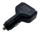 Автомобільний зарядний пристрій XON MaxCharge Type-C 75W (Type-C PD30 + 2 x Type-A 15V/1.5A) Black (CM2A1C75WB 3517) - зображення 4