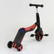 Самокат детский 3в1 Best Scooter самокат-велобег-велосипед КРАСНЫЙ свет 8 мелодий 28288 - изображение 7