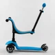Самокат трехколесный с сидением и родительской ручкой Best Scooter PL-422 - изображение 3