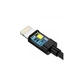 Дата кабель USB 2.0 AM to Lightning 1.8m 2.1A MFI Black Choetech (IP0027-BK) - изображение 4