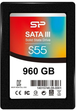 Dysk SSD Silicon Power Slim S55 960 GB 2.5" SATAIII TLC (SP960GBSS3S55S25) - obraz 1