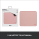 Ігрова поверхня Logitech Mouse Pad Studio Series Darker Rose (956-000050) - зображення 8