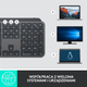 Klawiatura bezprzewodowa Logitech MX Keys Advanced Wireless Illuminated Graphite (920-009415) - obraz 7