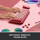 Клавіатура бездротова Logitech POP Keys Wireless Mechanical Keyboard Heartbreaker Rose (920-010737) - зображення 4