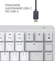 Klawiatura bezprzewodowa Logitech MX Keys Mini For Mac Wireless Illuminated Pale Grey (920-010799) - obraz 6