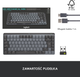 Klawiatura bezprzewodowa Logitech MX Mechanical Mini Minimalist Graphite (920-010780) - obraz 8