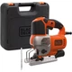 Электролобзик Black&Decker 50 Вт, 1000 - 3100 ход/мин, 2.2 кг, кейс (BES610K) - изображение 1