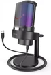 Микрофон конденсаторный Fifine AmpliGame A8 Черный USB Type-C с RGB-подсветкой - изображение 3