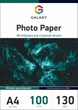 Фотобумага Galaxy A4 (100л) 130г/м2 Матовая (GAL-A4MC130-100) - изображение 1