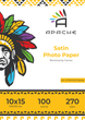 Фотобумага Apache 10x15 (100л) 270г/м2 Премиум Сатин (AP-270PPS/100A6) - изображение 1