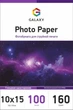 Фотобумага Galaxy 10x15 (100л) 160г/м2 Глянцевая (GAL-A6HG160-100) - изображение 1