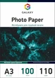 Фотобумага Galaxy A3 (100л) 110г/м2 Матовая (GAL-A3MC110-100) - изображение 1