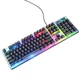 Игровая проводная клавиатура с мышкой 2в1 Gaming Combo HOCO Luminous RGB подсветка GM18 RU/ENG раскладка - изображение 4