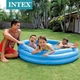 Надувной бассейн детский от 3 лет Intex 59416 Кристалл 114х25см 160л 3 камеры Голубой - изображение 2