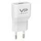 Мережевий зарядний пристрій Veron AD-19 (2.0A/QC 2.0) Білий - зображення 1
