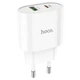 Сетевое зарядное устройство Hoco C95A PD 20W+QC3.0 (1USB/Type-C/3A) Белый - изображение 1