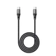 Кабель HOCO X50 Type-C to Type-C Exquisito 100W charging data cable(L=2M) Black - изображение 3