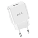 Мережевий зарядний пристрій HOCO C106A Leisure single port charger White - изображение 4