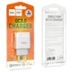 Сетевого зарядного пристрою HOCO C72Q Glorious single port QC3.0 charger 18W White (6931474732514) - зображення 2