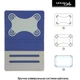 Чехол для планшета Armorstandart Elastic Band 10 Dark Blue (ARM59076) - изображение 2