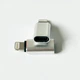 Адаптер перехідник Lightning - USB Type-C Gray - зображення 4
