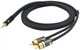 Готовый кабель D'Addario PW-MP-05 Custom Series Dual RCA to 3.5 Stereo Mini Jack Cable (1.5m) - изображение 2