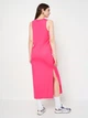 Платье миди летнее женское 4F Dress F049 4FSS23TDREF049-54S S Розовое (5904698253555) - изображение 2