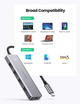USB-хаб Ugreen CM219 4-in-1 USB Type-С to 4xUSB 3.0 HUB Space Gray - изображение 4
