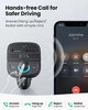 Автомобільний FM трансмітер модулятор Ugreen CD229 зарядний пристрій для телефону - зображення 7