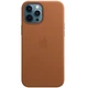 Шкіряний чохол Leather Case (AAA) with MagSafe (L) для Apple iPhone 12 Pro Max (6.7") Saddle Brown - зображення 1