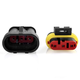 Герметичний роз'єм AMP SUPERSEAL DJ7031 3 pin male+female комплект - зображення 3