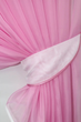 Кухонный комплект штор VR-Textil Дуэт № 060к с подвязками 170х330 см Розовый с белым (50-418) - изображение 3