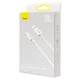 Кабель USB 2.0 AM-Type-C M Baseus CAYS001302 1м 5A 100W Superior Series Белый - изображение 5