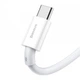 Кабель USB 2.0 AM-Type-C M Baseus CATYS-A02 2м 20V/3A 66W Superior Series Белый - изображение 3