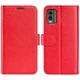 Класичний чохол-книжка Deexe Wallet Style для Nokia C32 - Red - зображення 1