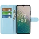 Класичний чохол-книжка Deexe Book Type для Nokia C32 - Blue - зображення 2